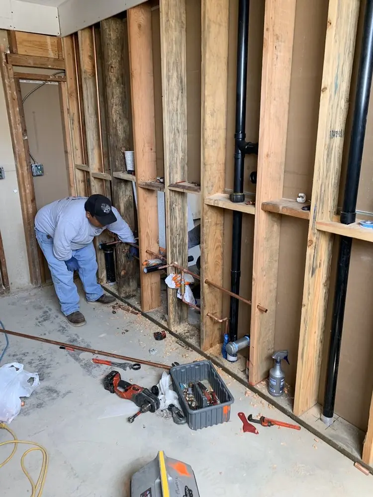 Commercial rough-in plumbing for Water Heater Replacement in MacFarlane Park